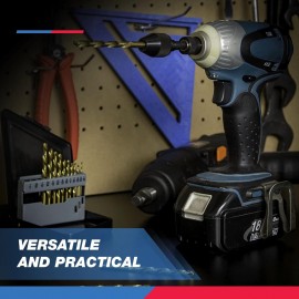 NEIKO 20753A Keyless Chuck Conversion Adapter | 1/4” Hex Shank | Convert Cordless Screwdrivers into Power Drills in Seconds | for Round-Shank Drill Bits | No Keys Needed to Tighten(Pack of 120)