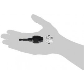 NEIKO 20753A Keyless Chuck Conversion Adapter | 1/4” Hex Shank | Convert Cordless Screwdrivers into Power Drills in Seconds | for Round-Shank Drill Bits | No Keys Needed to Tighten(Pack of 120)