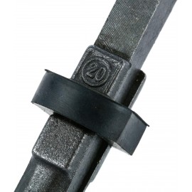 YaeTek 10 Pcs 3/4 Inch Plug Wedge and Feather Shims Stone Splitters Hand Tools for Splitting Concrete Marble Rock Stone Granite