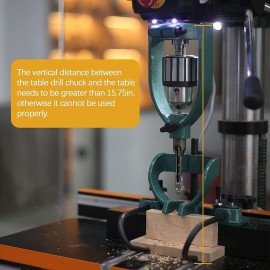 Bench Drill Locator Set for Mortiser Square Hole Chisel Drilling Machine, Bench Drill Locator Set Mortising Machine Attachment for Woodworking, Tenon Tools Mortising Accessories for Drill Press