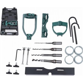 Bench Drill Locator Set for Mortiser Square Hole Chisel Drilling Machine, Bench Drill Locator Set Mortising Machine Attachment for Woodworking, Tenon Tools Mortising Accessories for Drill Press