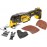 DEWALT DCS355N-XJ Oscillating Multi-Tool 18V Li-Ion Cordless Brushless Battery Powered, Large & DT3091-QZ DT3091-QZ-Hojas lija de detalle