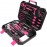 SIXTOL Home Pink 128 Piece Tool Set in a Tool Box