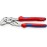 Knipex Pliers Wrench pliers and a wrench in a single tool chrome-plated, with integrated tether attachment point for a tool tether 180 mm (self-service card/blister) 86 05 180 T BK
