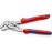 Knipex Pliers Wrench pliers and a wrench in a single tool chrome-plated, with integrated tether attachment point for a tool tether 180 mm (self-service card/blister) 86 05 180 T BK