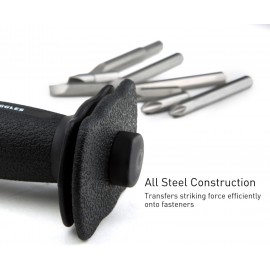 Capri Tools Premium Impact Driver Set, Manual Reversible, for Brake Caliper Screws, 1/2 Drive, Screwdriver