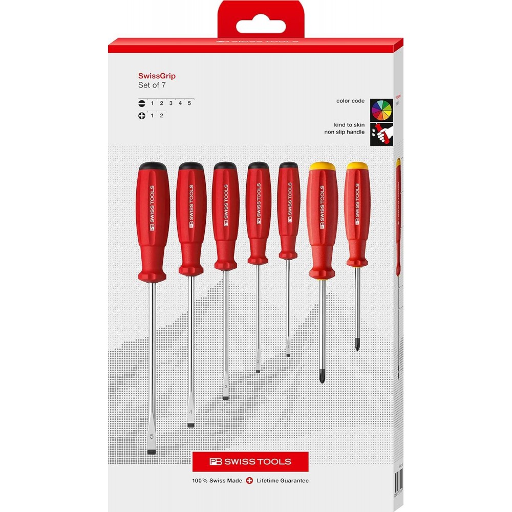 PB Swiss Tools 8250CBB Swiss Grip Driver Set (Box) 8250CBB