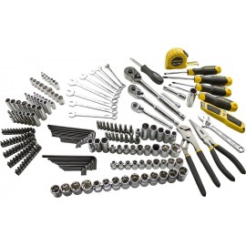 Stanley 73795 Mixed Tool Set, 210 Pieces - Polished Chrome