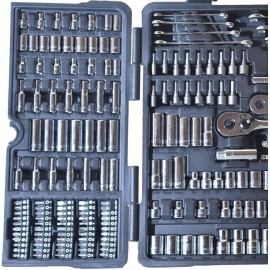 Stanley 73795 Mixed Tool Set, 210 Pieces - Polished Chrome