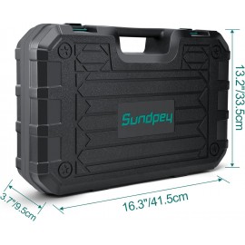 Sundpey Home Tool Kit 300-Pcs - Household Auto Repair Tool Set - Complete General Hand Tool Kits for Handyman & Precision Screwdriver Set & Wire Stripper & Metric Hex Key & Tool box Case for Men Women