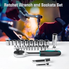 Sundpey Home Tool Kit 300-Pcs - Household Auto Repair Tool Set - Complete General Hand Tool Kits for Handyman & Precision Screwdriver Set & Wire Stripper & Metric Hex Key & Tool box Case for Men Women