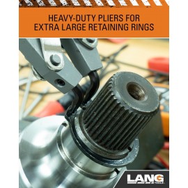 A & E Hand Tools Lang Tools 87 Heavy Duty Pliers with Tip Kit, Silver