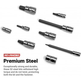 Capri Tools Master Bit Socket Set, Advanced Series, 88-Piece (30500-88MS)