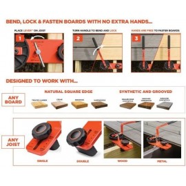 CAMO Lever Deck Board Bending, Straightening and Locking Tool for Faster & Easier Deck Installation