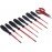 Intercable AO1714 Set of 8 Screwdrivers with F1 Scissors, Red