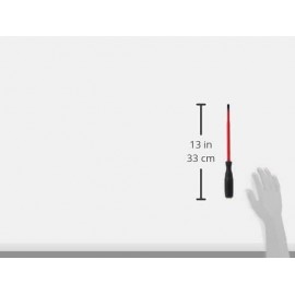 Intercable AO1714 Set of 8 Screwdrivers with F1 Scissors, Red