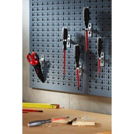 Intercable AO1714 Set of 8 Screwdrivers with F1 Scissors, Red