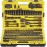 STANLEY Professional Grade Black Chrome NEW Mechanics Tool Set (Socket Set-229 pieces)
