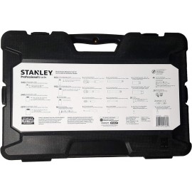 STANLEY Professional Grade Black Chrome NEW Mechanics Tool Set (Socket Set-229 pieces)