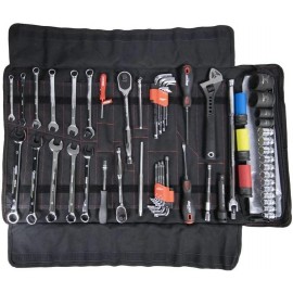BOXO USA Heavy Duty Off-Road Tool Bag Roll & 80 Piece Tool Set PA916 - Adventure Repair Tools