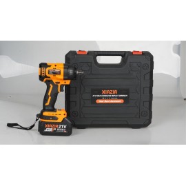 Cordless Impact Wrench, 1/2 Impact Gun, 21V Power Impact Driver, Max Torque 369ft-lbs(500N.m) Brushless Motor Electric Wrench with 4.0Ah Battery Rechargeable (500N.m)