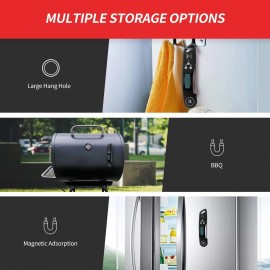 DOQAUS Digital Meat Thermometer, Instant Read Food Thermometer with Ba