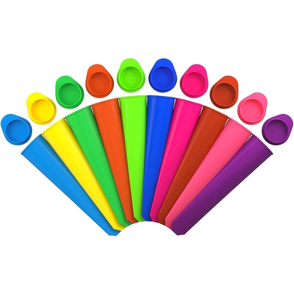 iNeibo Silicone Popsicle Mold -Ice Pop Mould, Ice Lolly Molds with Lid