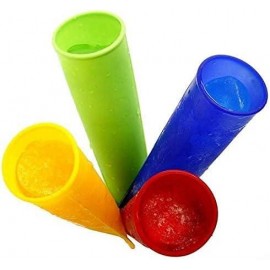 iNeibo Silicone Popsicle Mold -Ice Pop Mould, Ice Lolly Molds with Lid
