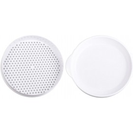 True Face 2 Tier Microwave steamer Steam Cooker Pot Vegetable Pasta Ri