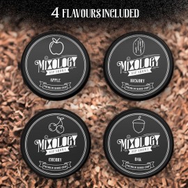 Cocktail Smoker Kit with Torch - 4 Flavor Wood Chips, Old Fashioned Co