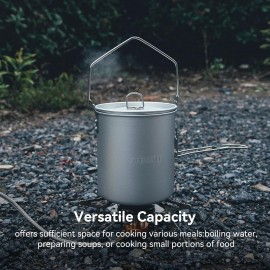 Fire-Maple 0.9L Camping Pot | Lightweight Camp Cookware with Detachabl