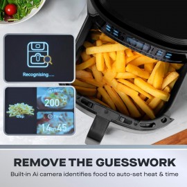Daewoo Actuate Range, 8 Litre Air Fryer, One Touch Smart Cooking, AI T