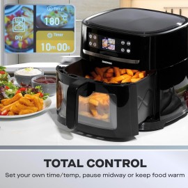 Daewoo Actuate Range, 8 Litre Air Fryer, One Touch Smart Cooking, AI T