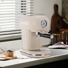 Mcilpoog Espresso Machine with Milk Foam Nozzle, Espresso Coffee Maker