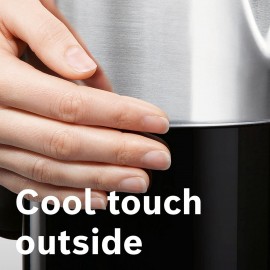 Bosch Styline TWK8633GB Variable Temperature Cordless Kettle, 1.5 Litr