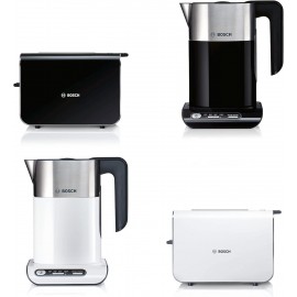 Bosch Styline TWK8633GB Variable Temperature Cordless Kettle, 1.5 Litr