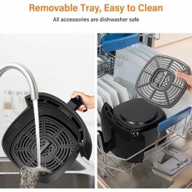 Air Fryer 8 Preset Menus 4.5 QT Digital Airfryer Easy to Use with Adju