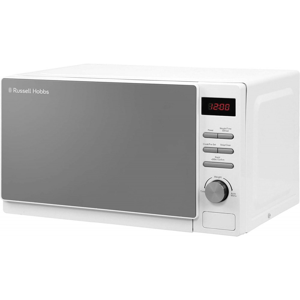 Russell Hobbs RHM2079A 20 L 800 W White Digital Solo Microwave with 5