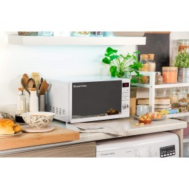 Russell Hobbs RHM2079A 20 L 800 W White Digital Solo Microwave with 5