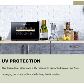 Small Electronic Wine Cabinet (8 Bottles), Domestic Desktop Wine Refri