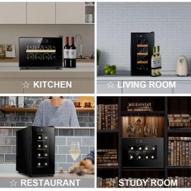 Small Electronic Wine Cabinet (8 Bottles), Domestic Desktop Wine Refri