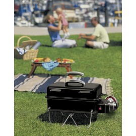 Weber Go-Anywhere Gas Barbeque Grill | Portable Gas BBQ Grill | Table