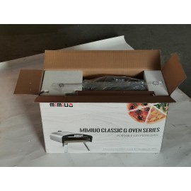 Mimiuo Outdoor Gas Fired Pizza Oven with UK Gas Regulator, Portable St