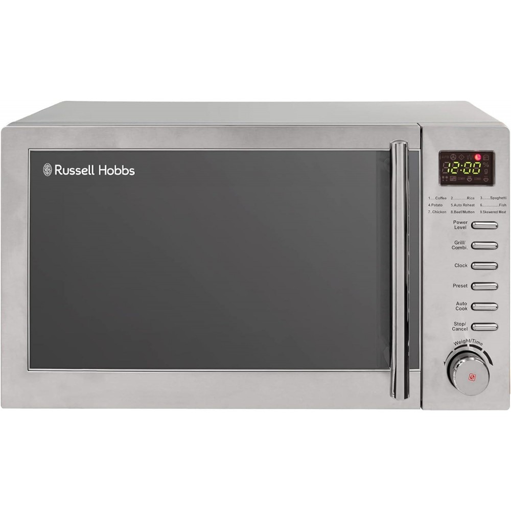 Russell Hobbs RHM2031 20 L 800 W Stainless Steel Digital Grill Microwa