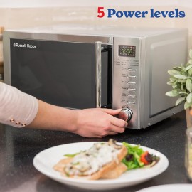 Russell Hobbs RHM2031 20 L 800 W Stainless Steel Digital Grill Microwa