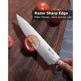 PAUDIN Chef Knife, Kitchen Knife 8 inch Professional, Ultra Sharp Chef