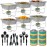 Chafing Dish Buffet Set, Half Size, Disposable Catering Supplies -6 Pa