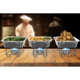 Chafing Dish Buffet Set, Half Size, Disposable Catering Supplies -6 Pa