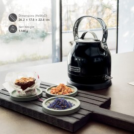 KitchenAid 5KEK1222BOB Kettle, Stainless Steel, 2200 W, 1.3 liters, Bl