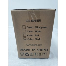Ice Maker Machine Countertop Ice Machine, Self-Cleaning Ice Maker, 9 C